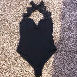 6/$25!! Charlotte Russe black bodysuit